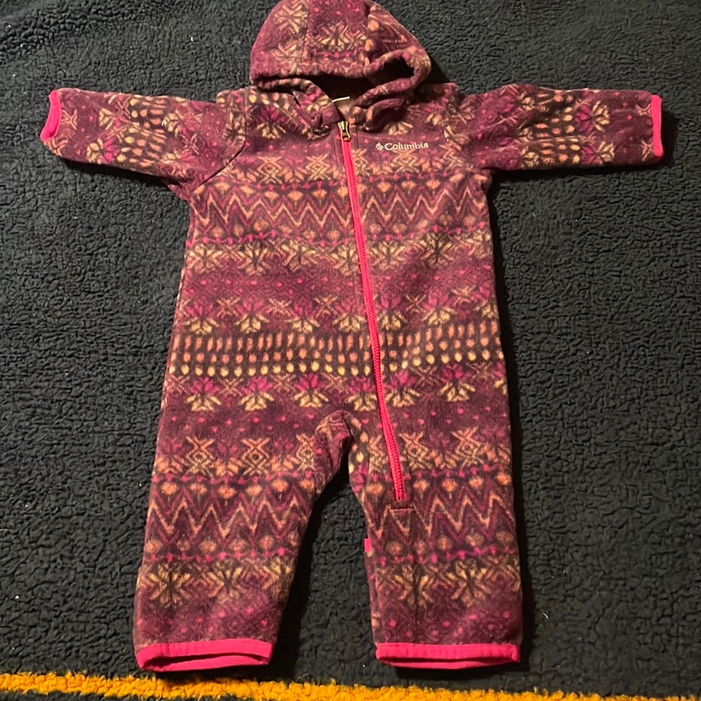 Columbia baby bunting suit